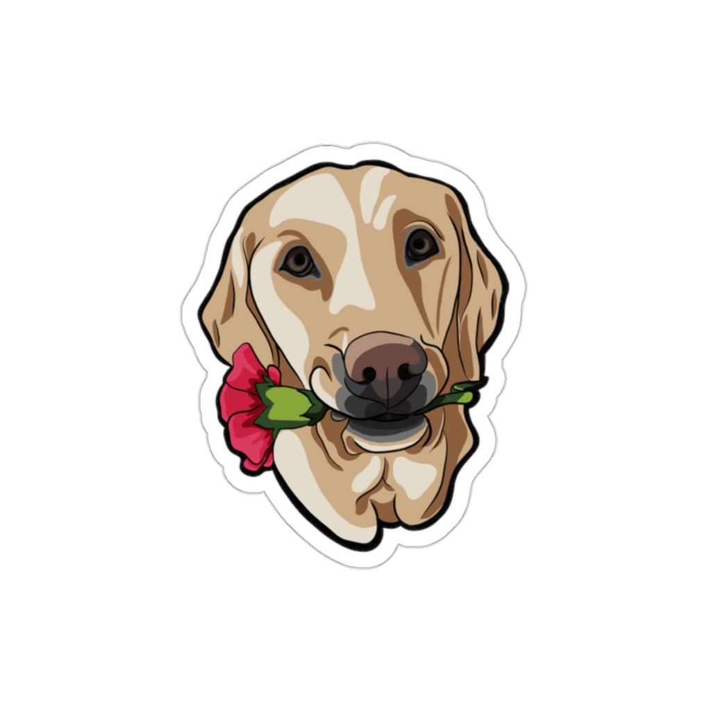 Flower Girl Darby Die-Cut Stickers