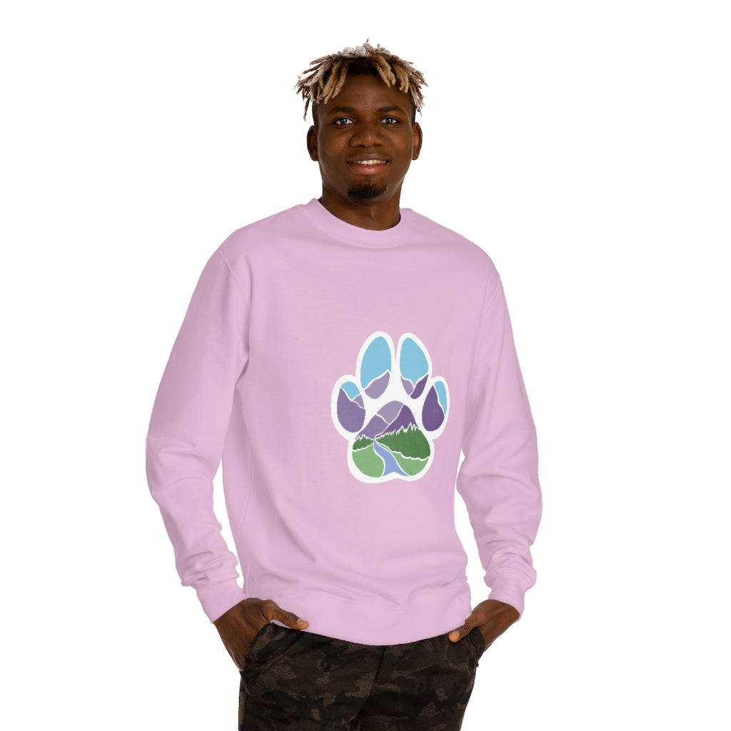 Mountain Paw Unisex Crew Neck Sweatshirt